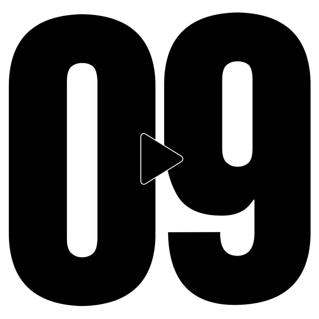 Print big numbers A4 sized numbers in solid black Number templates