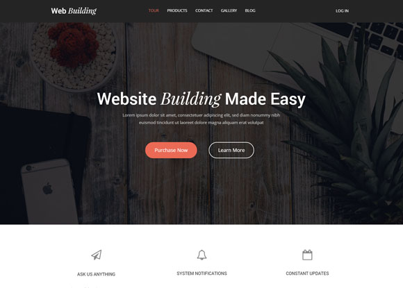 Web Building Theme