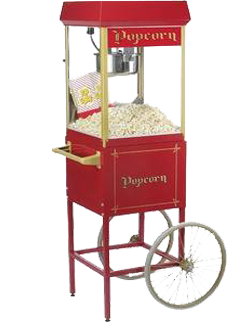 old popcorn machine