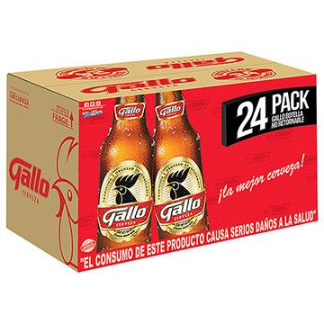 Cerveza Gallo Botella 24 Pack 355 ml