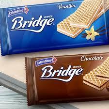 Galleta BRIDGE COLOMBINA Wafer, 10 unidades.