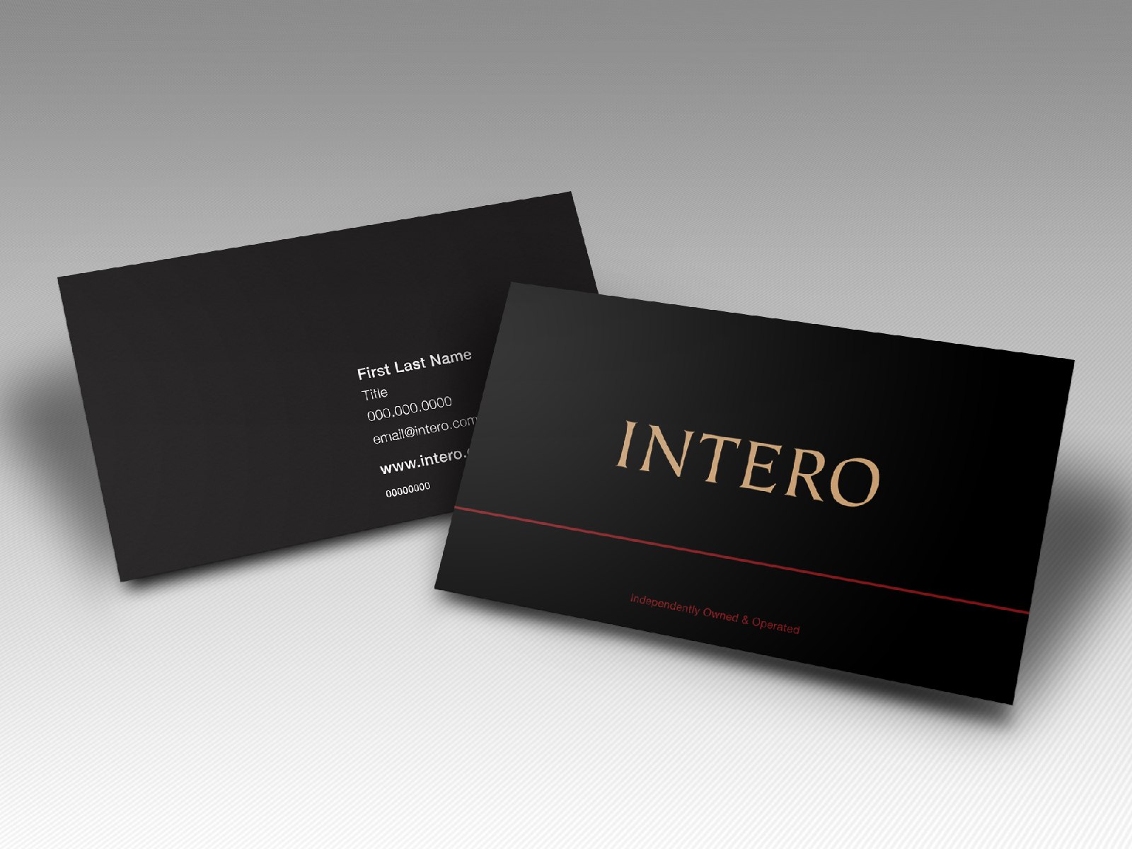 Basic Card 14PT Matte Dull Finish Business Cards Optional