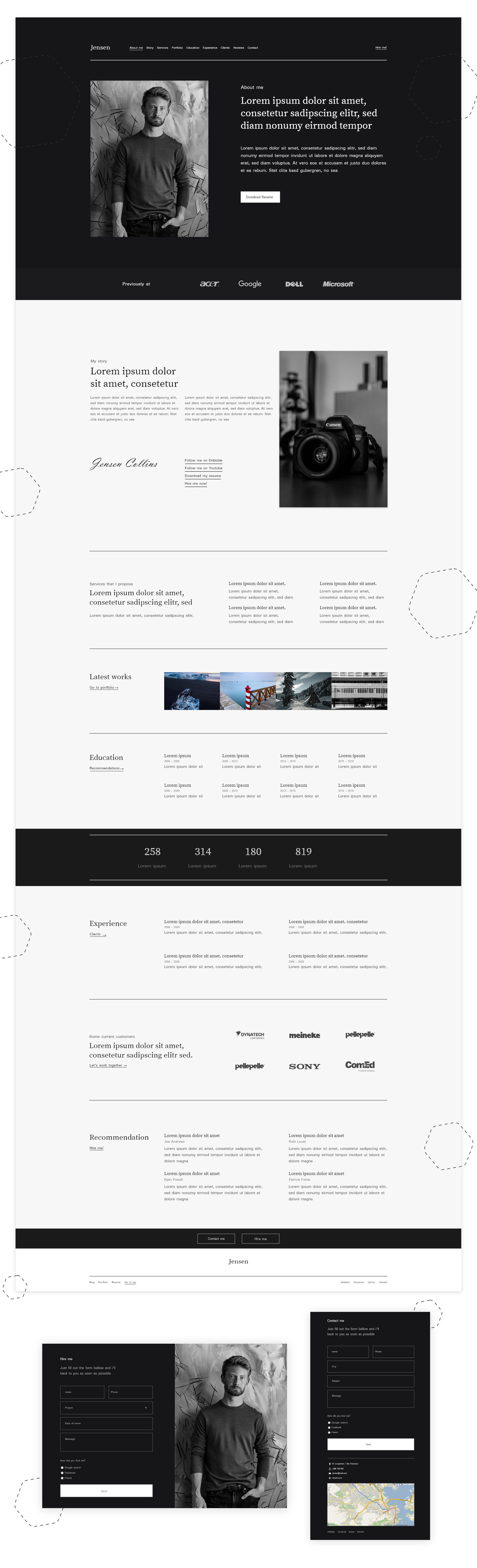 download free adobe xd landing pages templates