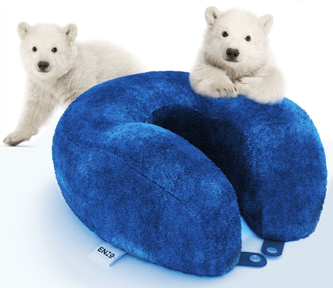 banana blue memory foam pillow
