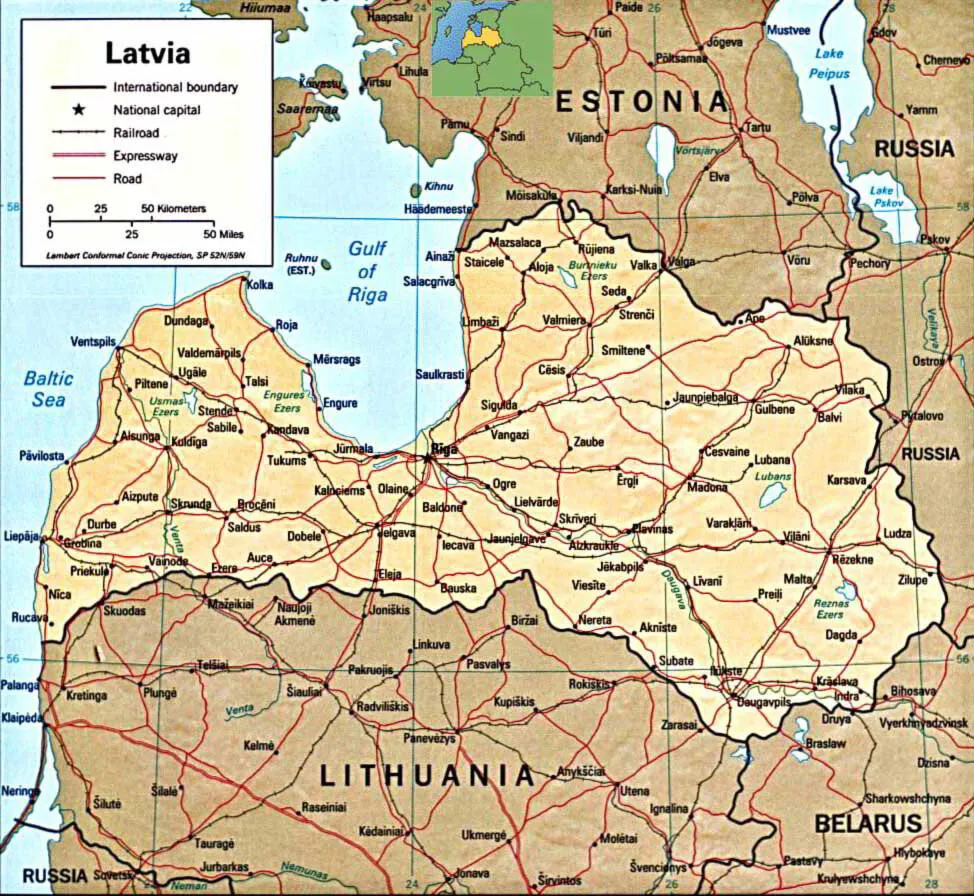 Latvia is one of the Baltic States countries