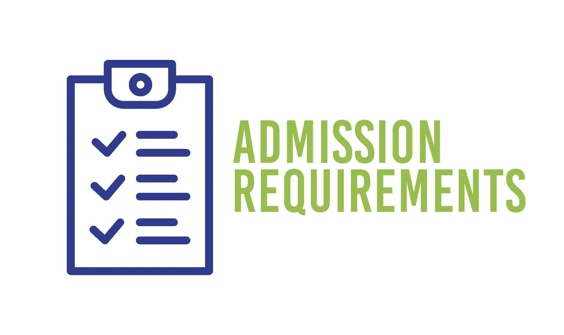 admission requirements logo