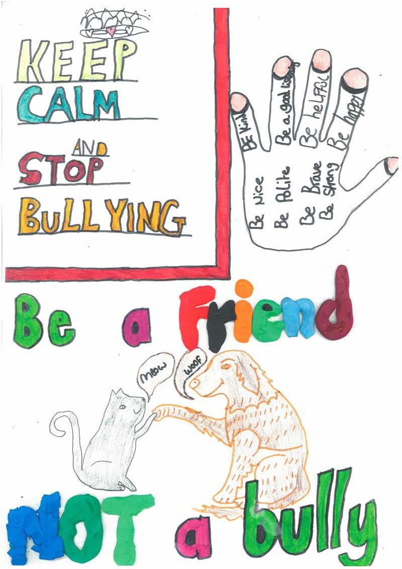 keep calm and stop physical bullying