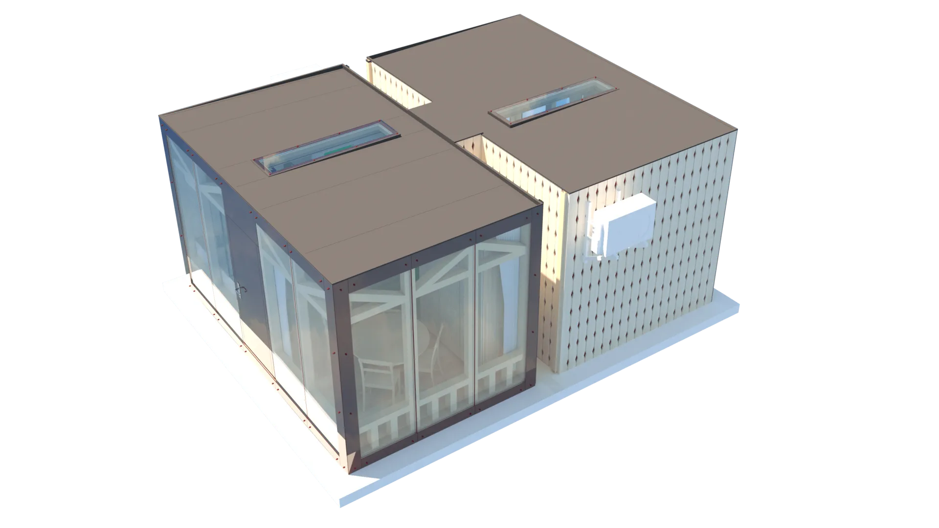 Moduļu mājas 31 m² plānojums