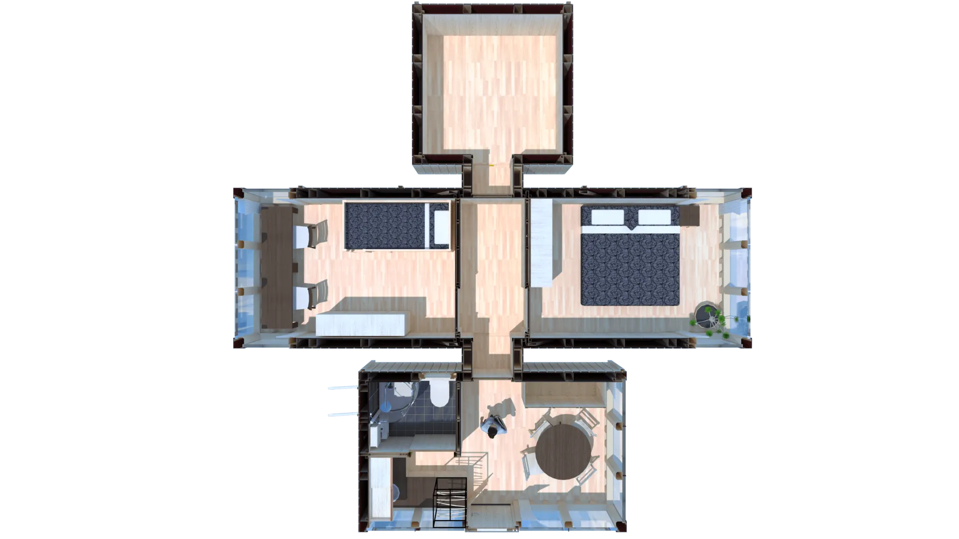 Projekts 54 m²