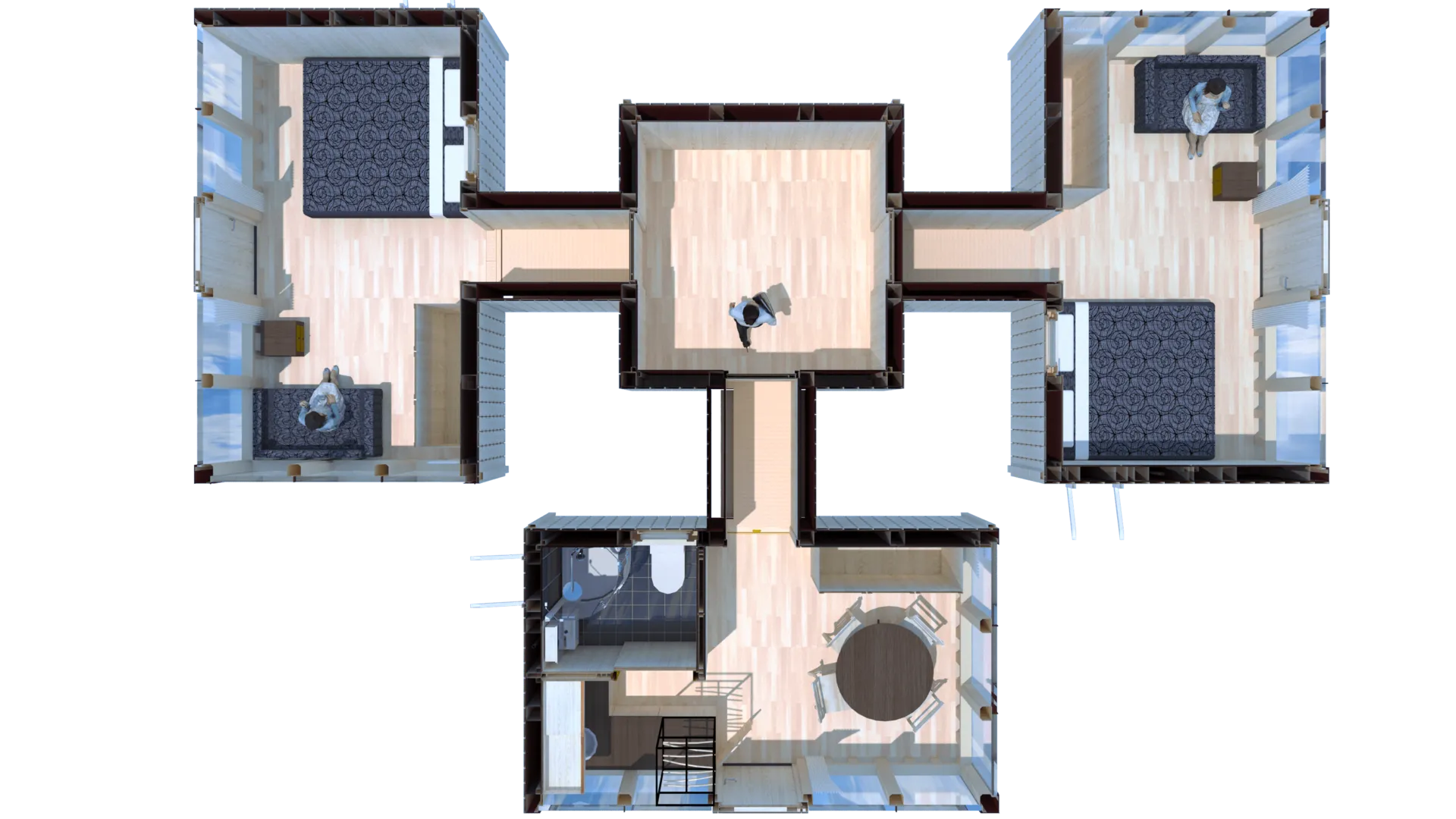 Projekts 59 m²
