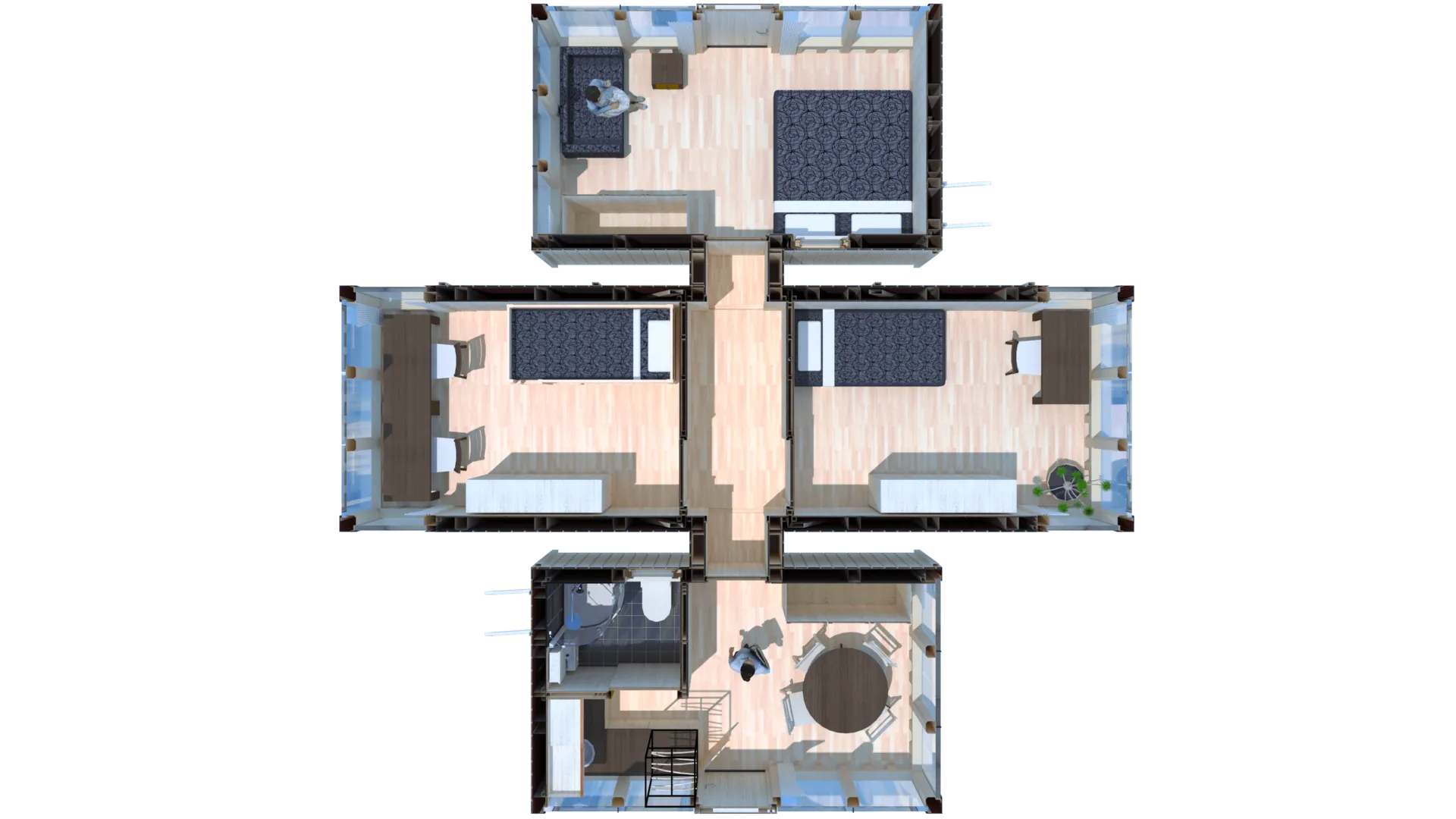 Projekts 60 m²