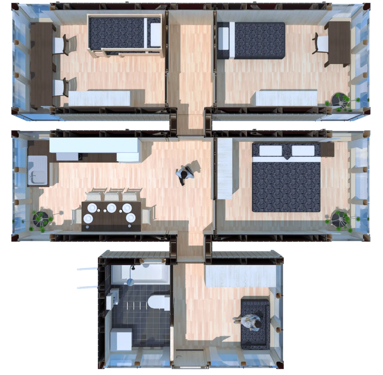 Projekts 75 m²
