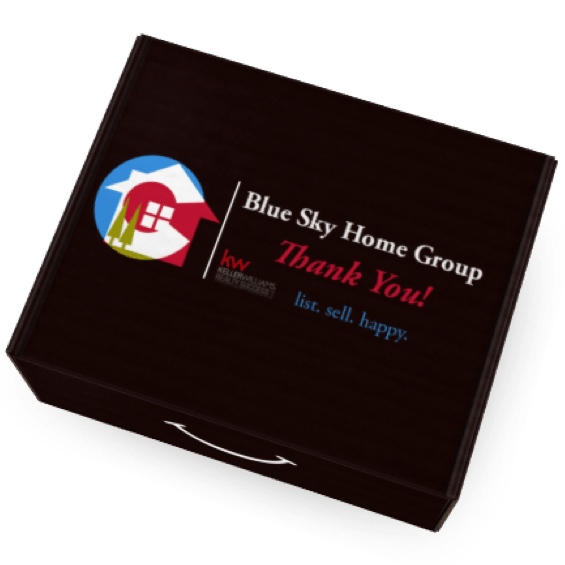 Eva Branded Box for Blue Sky Home Group