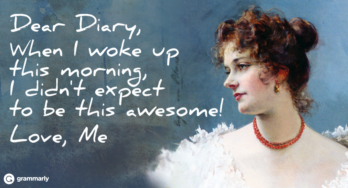 Awesome diary entry image