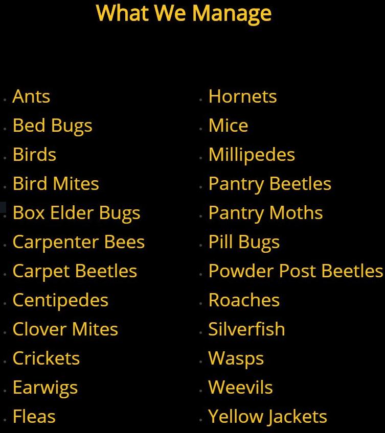 Tru Pest Control Home