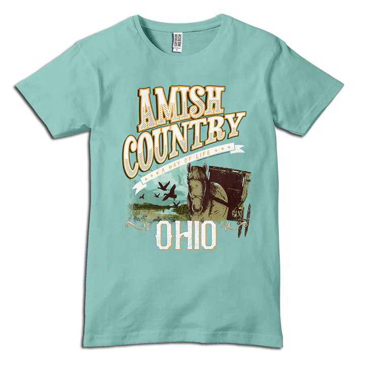 Ohio Amish Country Horse Buggy T Shirt