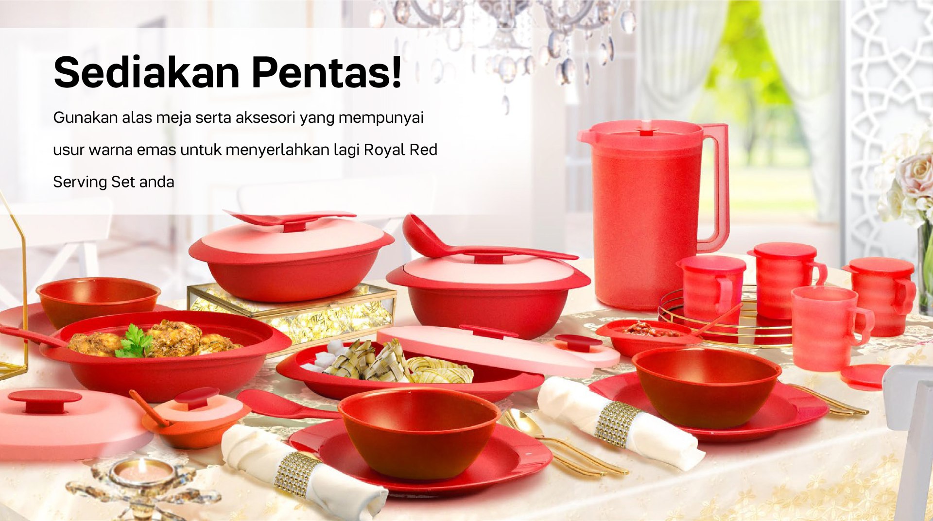 Royal Red Raya Tupperware  Brands Malaysia