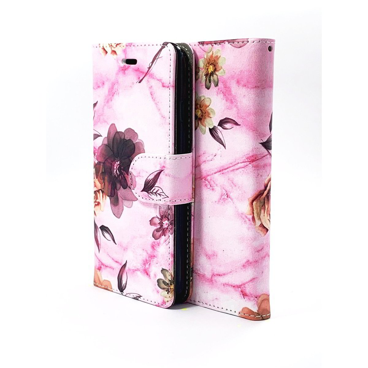 pink floral wallet