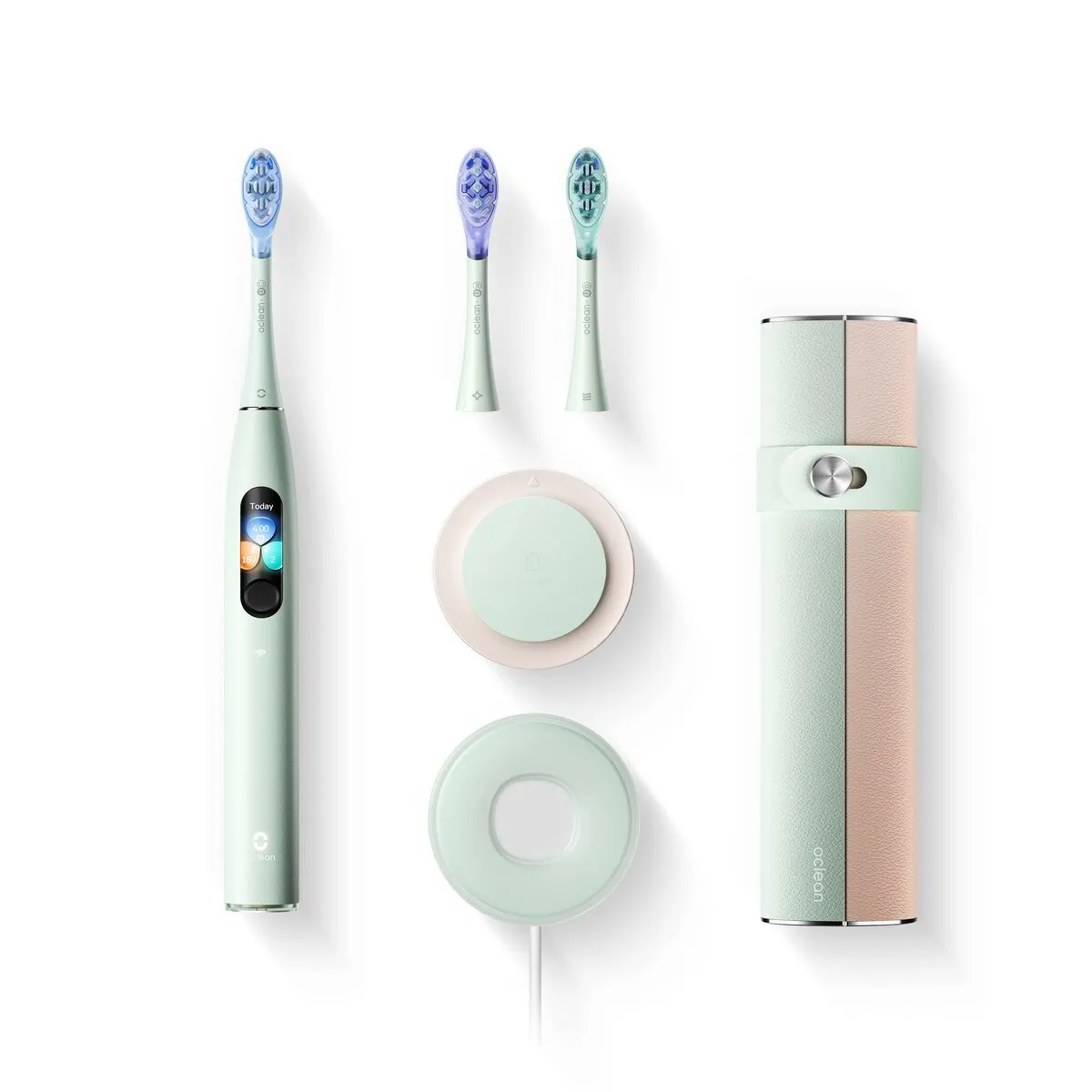 Oclean X Ultra S set elektriline hambahari komplekt, Roheline