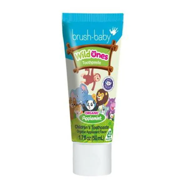 Brush Baby Applemint laste hambapasta vanuses 0-3 aastat, fluoriidiga 50ml