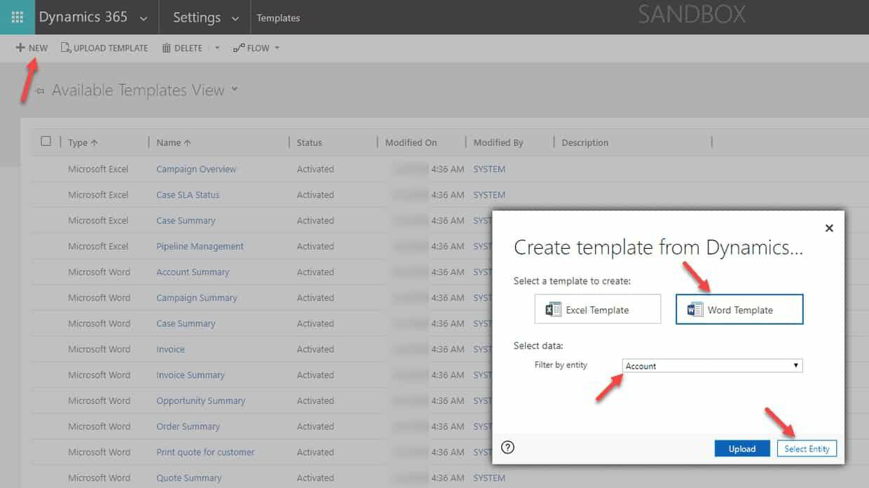 Use Word Templates In Microsoft Dynamics 365