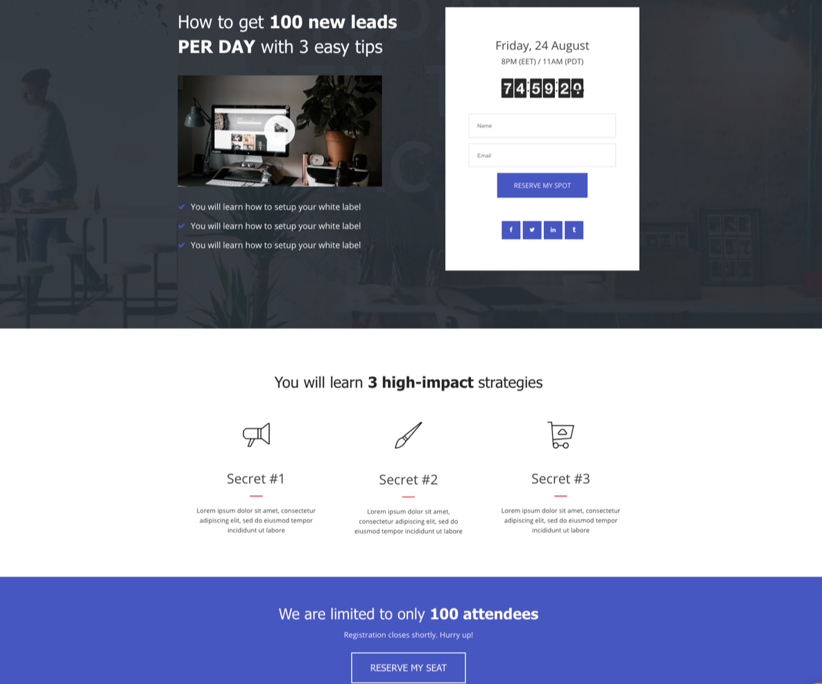 Website Builder Templates Page Builder SME Sitebuilder