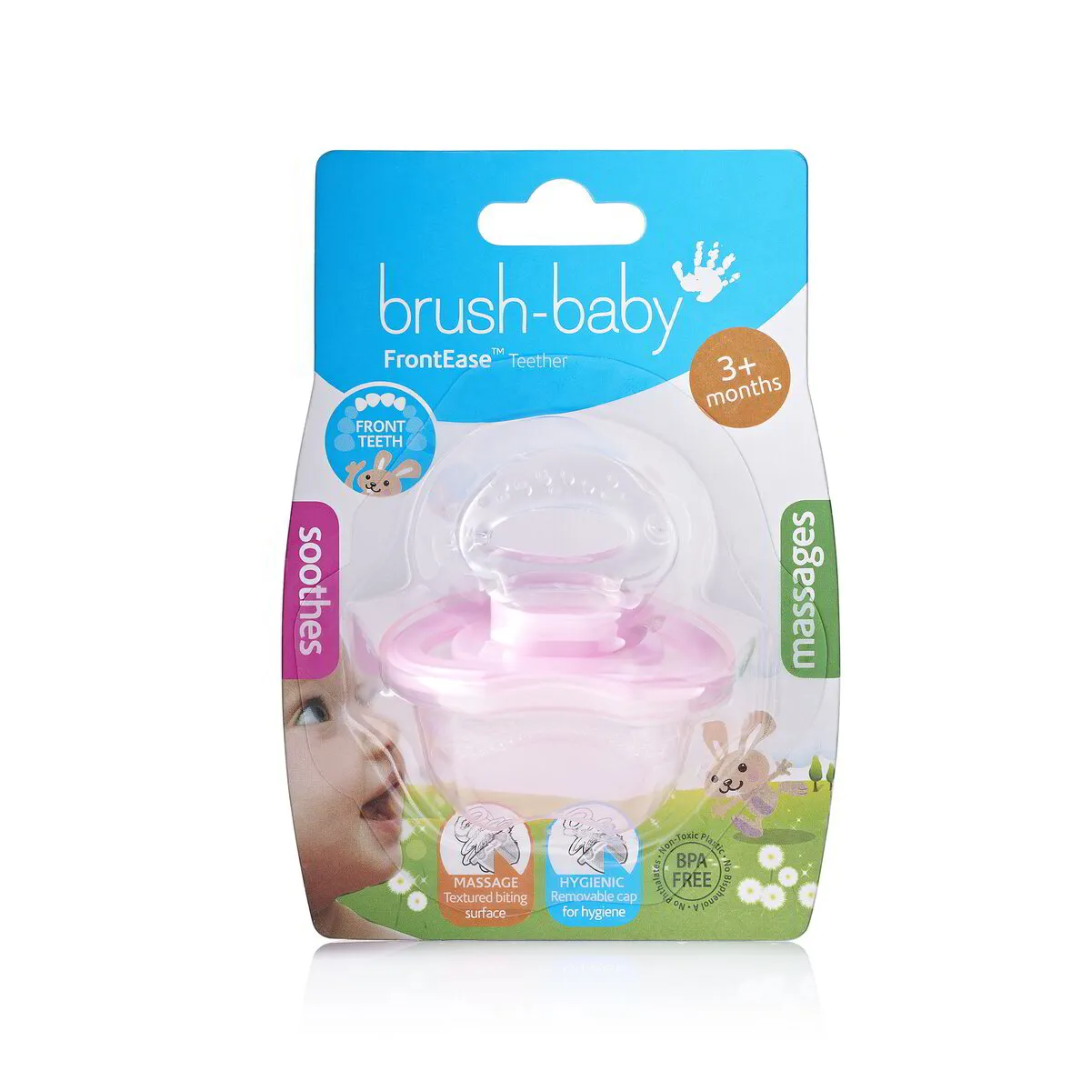 Brush Baby lutt imikutele alates 3+ kuud (roosa)