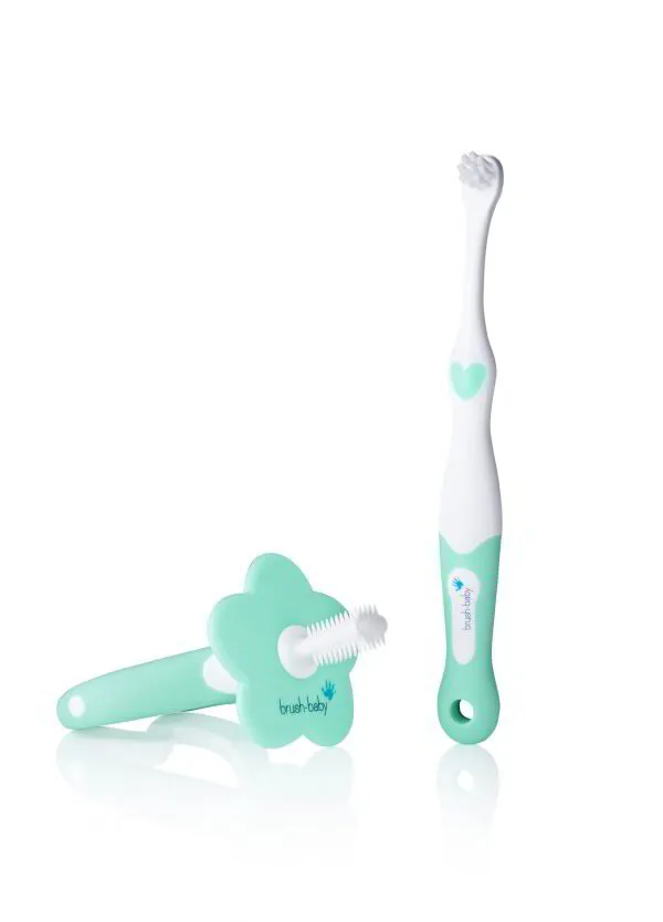Brush baby Firstbrush Esimene hambahari ja igemete otsik imikutele 0–18 kuud
