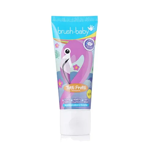 Brush Baby Tutti Frutti bērnu zobu pasta no 3 gadiem ar fluorīdiem 50ml
