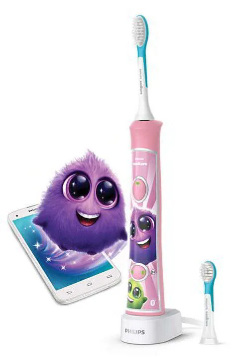 Philips Sonicare For Kids HX6352/42 elektriskā zobu birste bērniem ar 2 uzgaļiem