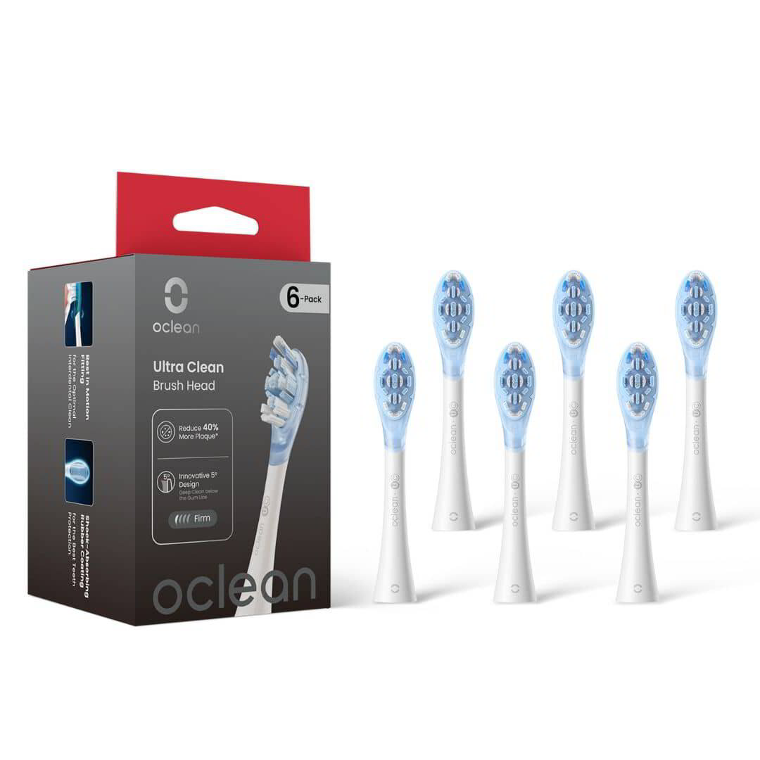 Oclean Ultra Clean UC03 maiņas uzgaļi, balti, 6 gab.