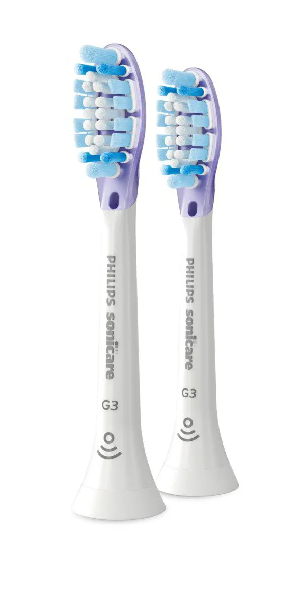 HX9052/17 Philips Sonicare G3 Premium Gum Care zobu birstes uzgaļi, 2 gab