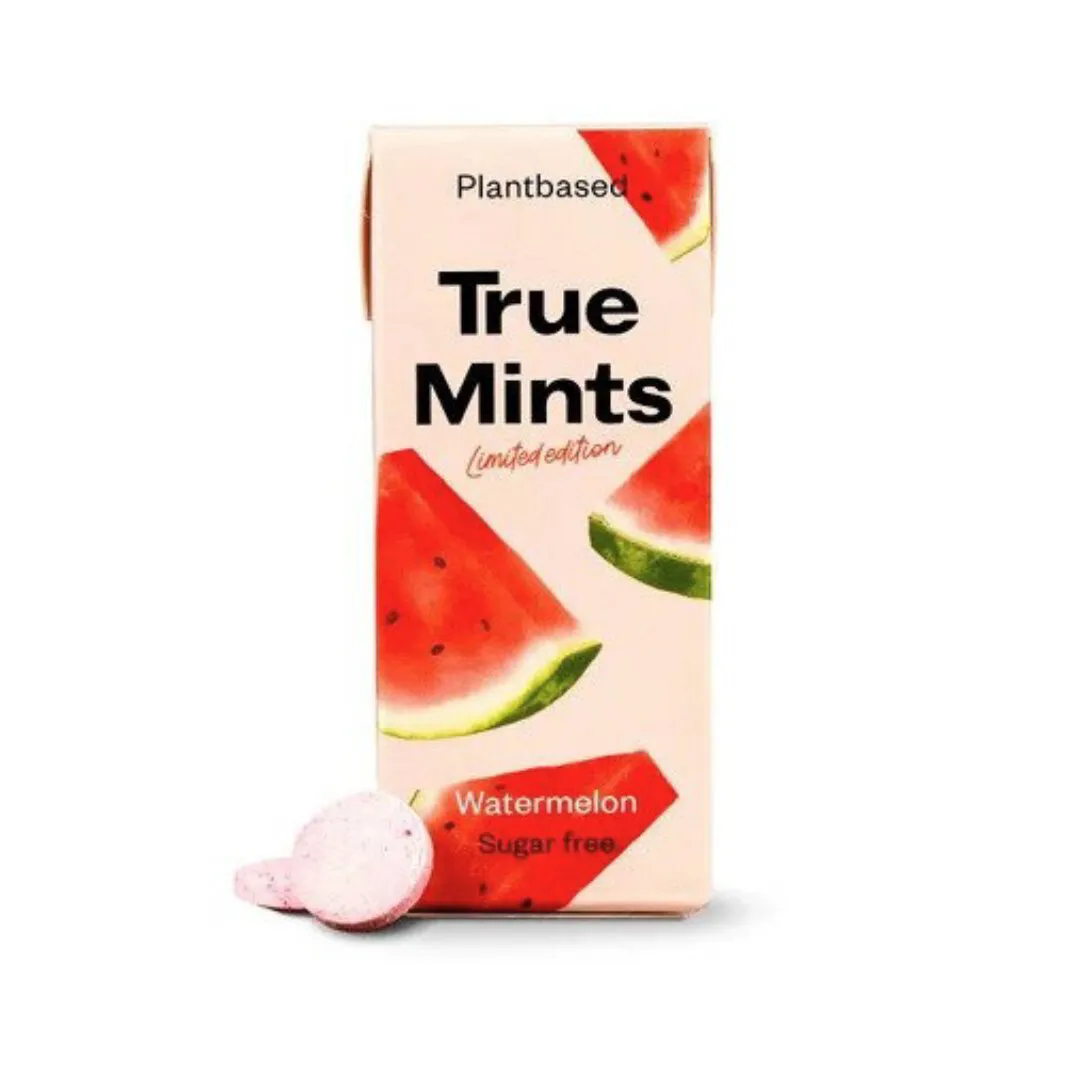 True Mints pastilas bez cukura, arbūzs