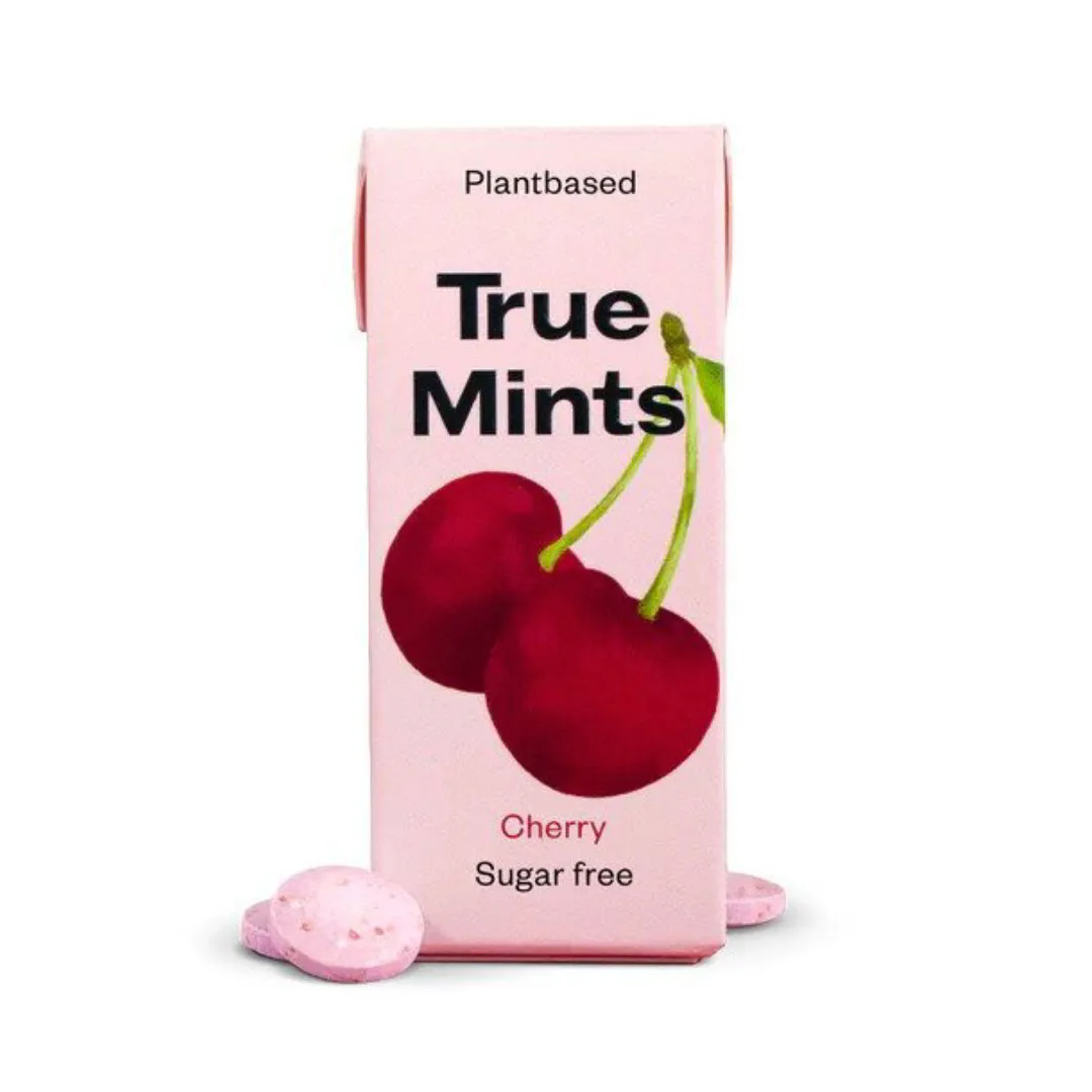True Mints pastilas bez cukura, ķirsis