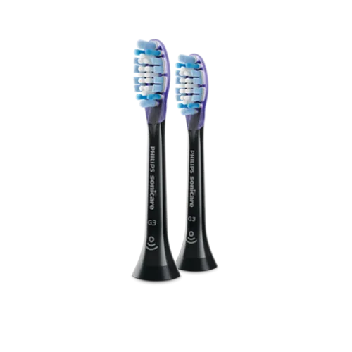 Philips Sonicare G3 Premium Gum Care Black HX9052/33 dantų šepetėlio galvutės